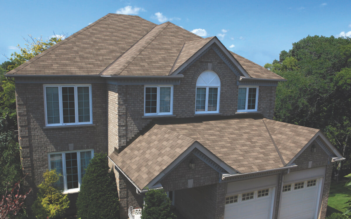 Casa con tejas Dual Brown - /