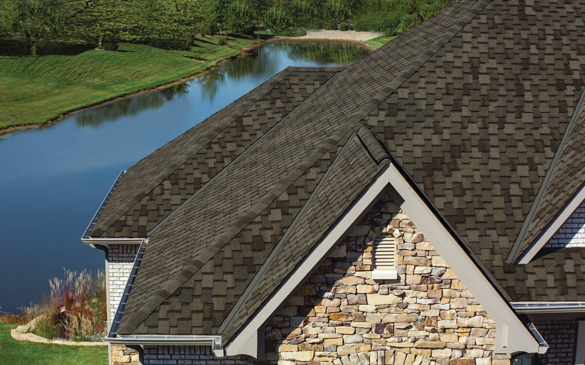 Casa con tejas Weathered Stone - Armourshake