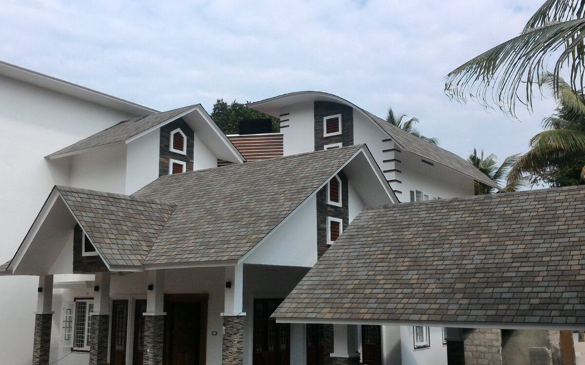 Casa con tejas Harvest Slate - Royal Slate