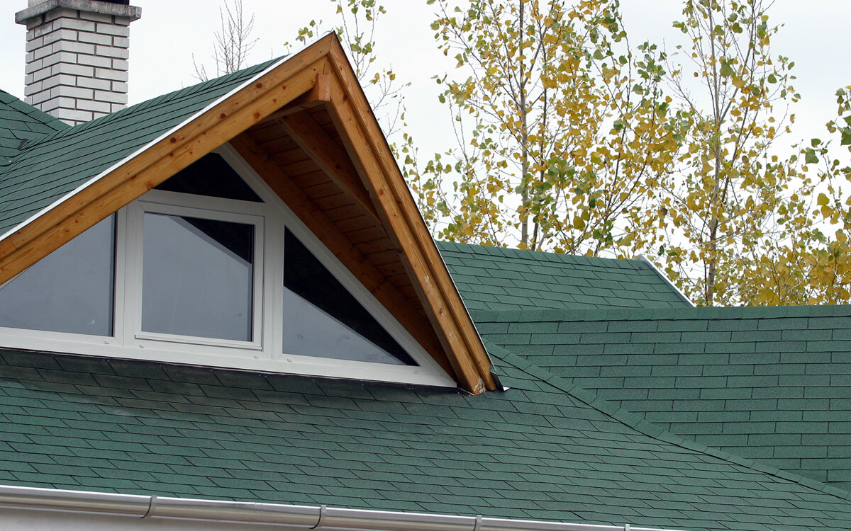 Casa con tejas Vinatage Green - /