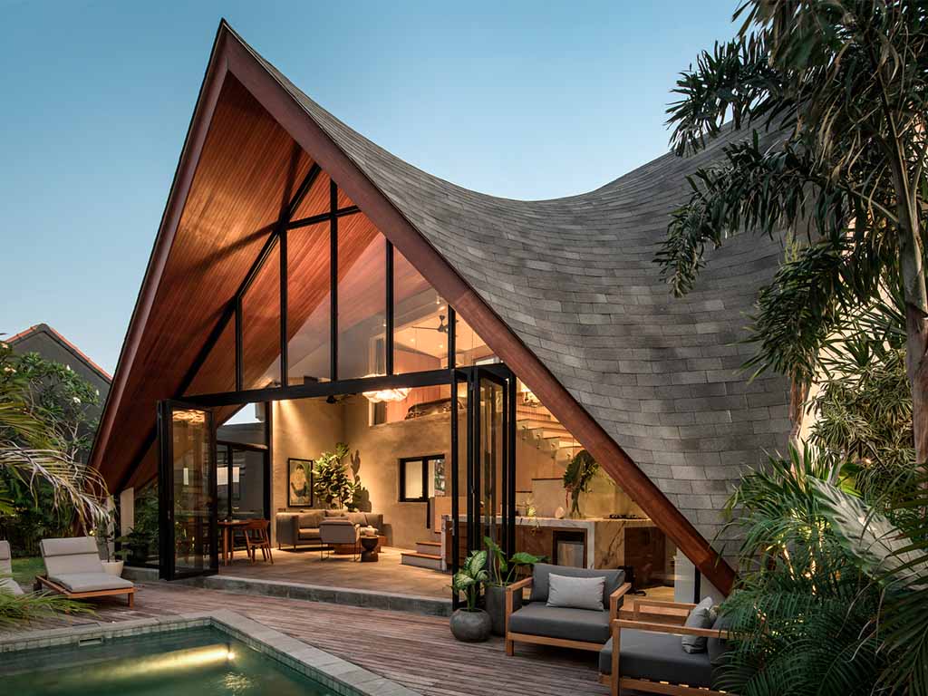 Proyecto arquitectónico premium con teja asfáltica IKO