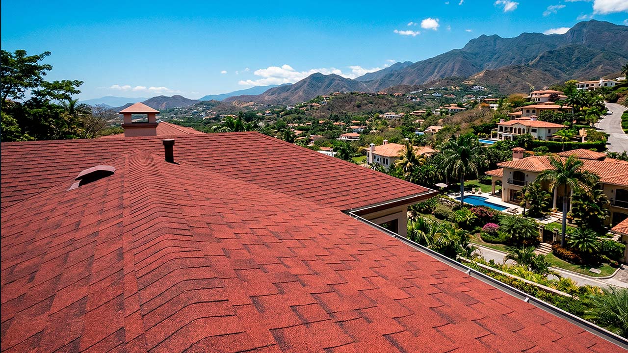 Teja IKO instalada en una vivienda expuesta a clima caliente en México