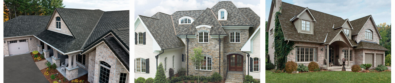 TEJA ASFÁLTICA PREMIUM modelo ROYAL ESTATE, ARMOURSHAKE y CROWNE SLATE marca IKO