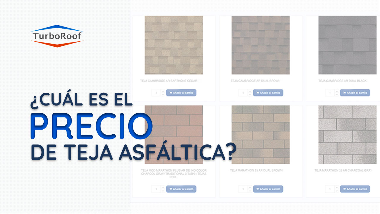 Teja Asfáltica: ¿cuál es su precio?