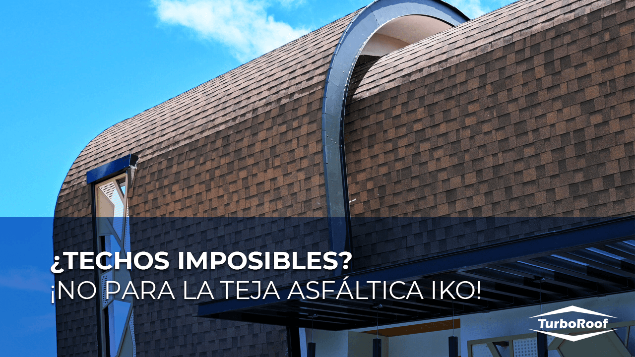 ¿Techos imposibles? ¡No para la teja asfáltica IKO!