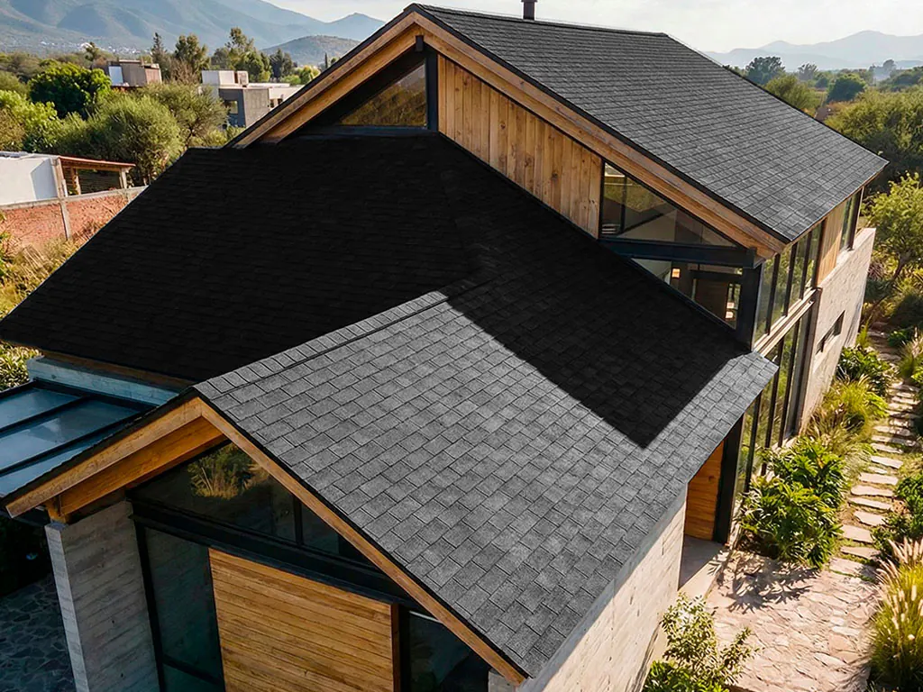Textura de teja Dual Black