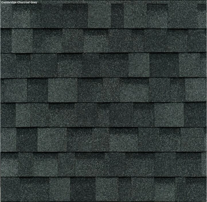 Muestra de teja asfáltica IKO color Charcoal Grey