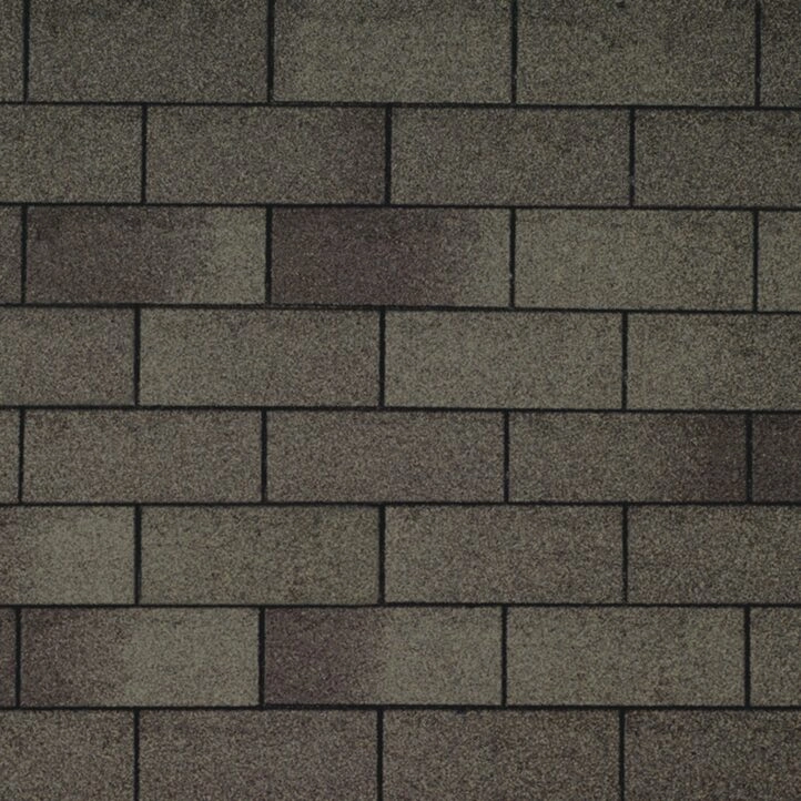 Muestra de teja asfáltica IKO color Weatherwood