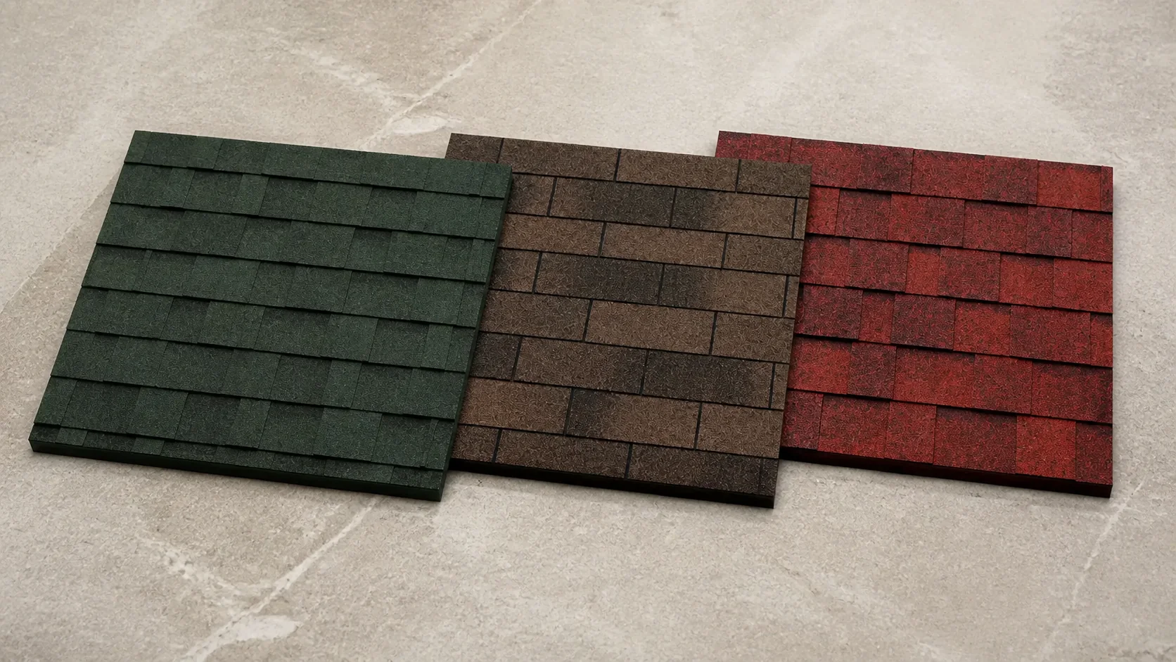 Colores de teja asfáltica IKO disponibles en México
